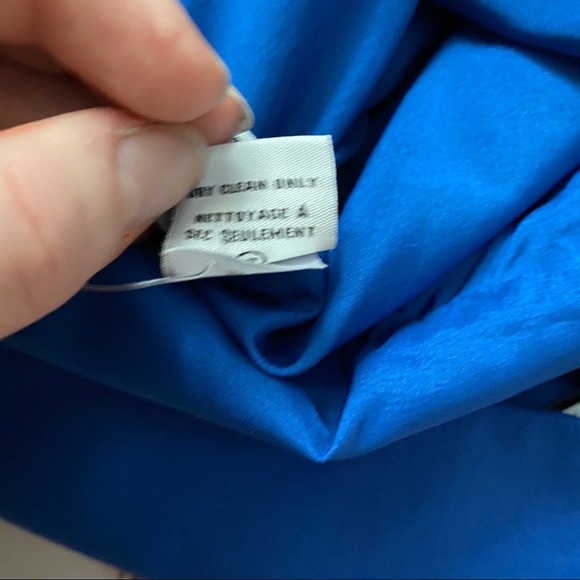 Diane von Furstenberg Bevin Blue Sheath Dress sz 0 - Picture 13 of 14